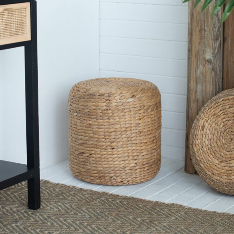 Artekko Artekko Hyacinth Σκαμπό από Υάκινθο Νερού (37x37x37)cm 83273