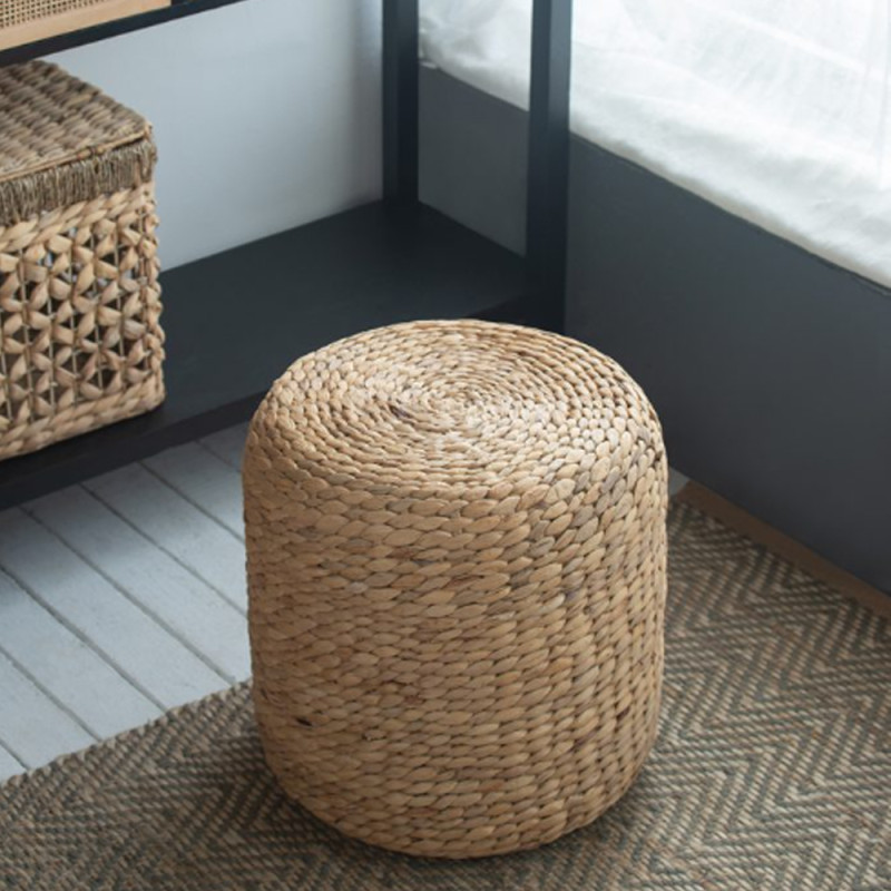 Artekko Artekko Hyacinth Σκαμπό από Υάκινθο Νερού (37x37x37)cm 83273