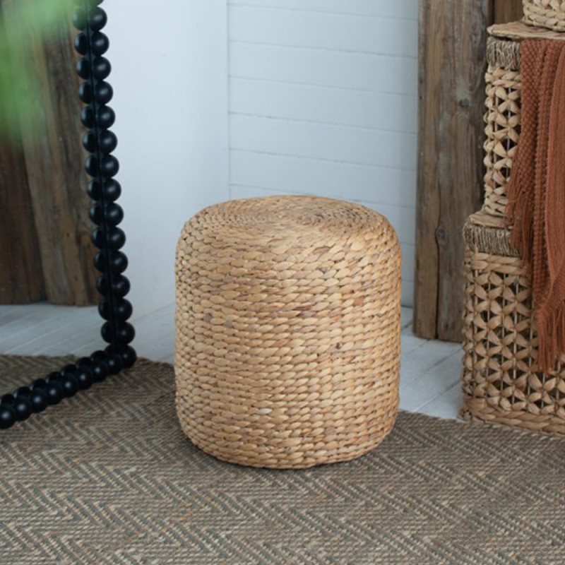 Artekko Artekko Hyacinth Σκαμπό από Υάκινθο Νερού (37x37x37)cm 83273