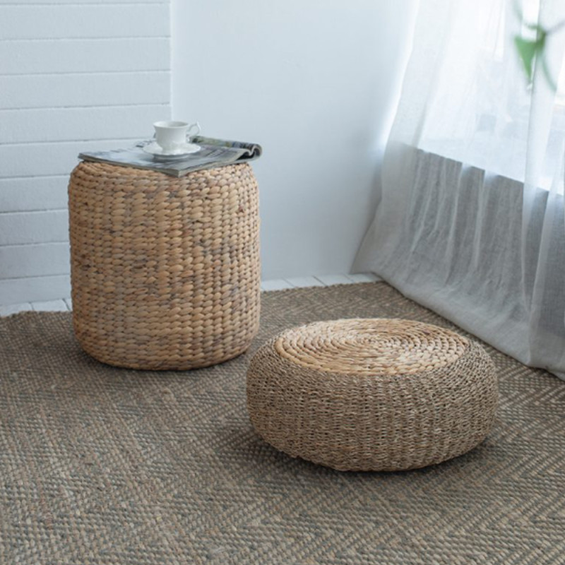 Artekko Artekko Hyacinth Σκαμπό από Υάκινθο Νερού (37x37x37)cm 83273