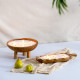 Artekko Artekko Woody Μπολ Διακοσμητικό με Κερί Σόγιας από Ξύλο Teak (40x15x6)cm 83471