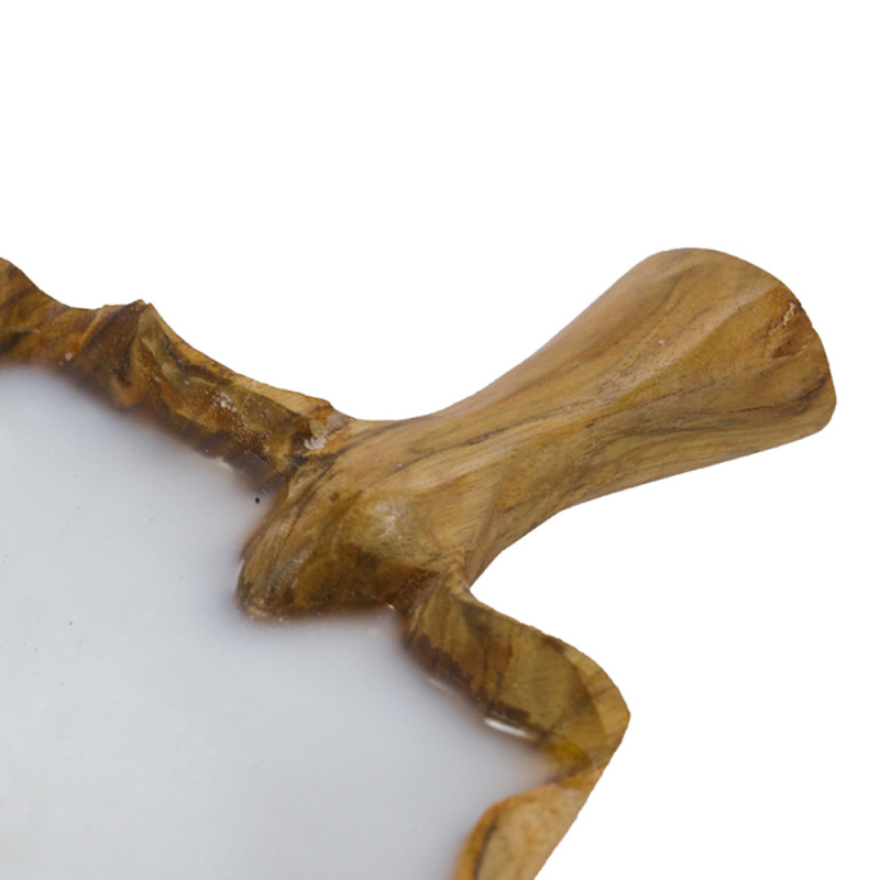 Artekko Artekko Woody Μπολ Διακοσμητικό με Κερί Σόγιας από Ξύλο Teak (40x15x6)cm 83471