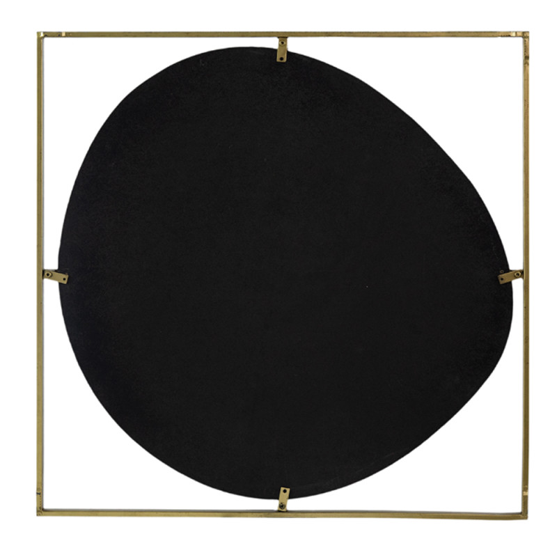 Artekko Artekko Irregular Χρυσός Μεταλλικός Καθρέπτης Τοίχου (81x81x2)cm 83478-DS