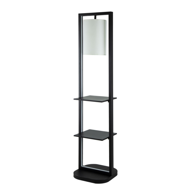 Artekko Artekko Shelf Φωτιστικό Επιδαπέδιο Ραφιέρα Μέταλλο Μαύρο (42.5x43.5x188.5)cm 83638CE