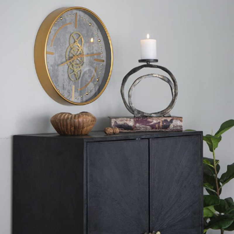 Artekko Artekko Trophy Μεταλλικό Κηροπήγιο σε Καφέ Μπρονζέ Αποχρώσεις (26.7x10.2x27.9)cm 84666