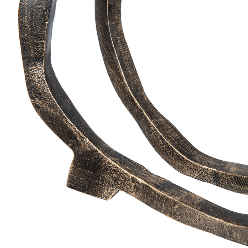 Artekko Artekko Trophy Μεταλλικό Κηροπήγιο σε Καφέ Μπρονζέ Αποχρώσεις (26.7x10.2x27.9)cm 84666