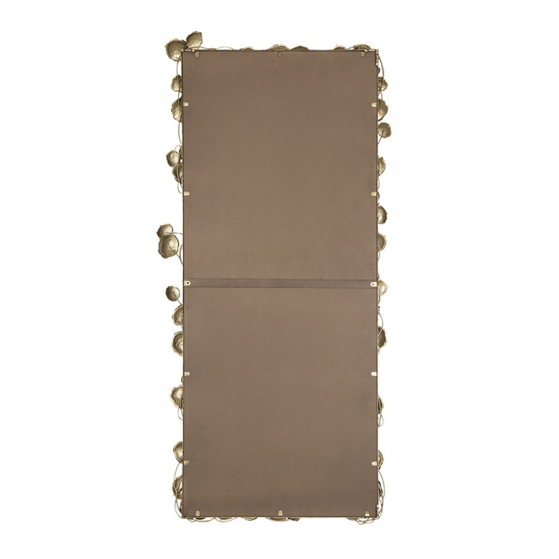 Artekko Artekko Leaf Χρυσός Μεταλλικός Καθρέπτης Τοίχου (79x154.5x7)cm 86337-DS