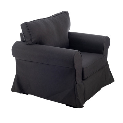 Artekko Artekko Village Γκρι Πολυθρόνα με Βαμβακερό Υφασμα (97x85x95)cm 951-1046