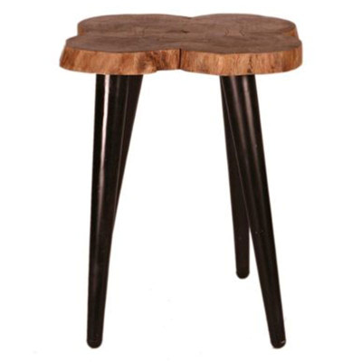 Artekko Artekko Ceos Ξύλινο Μασίφ Τραπεζάκι Σαλονιού (70x70x75)cm 995-4014