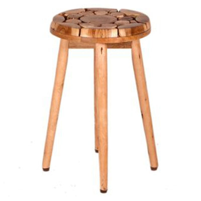 Artekko Artekko Laphult Σκαμπώ Ξύλινο (40x40x50)cm 995-4026