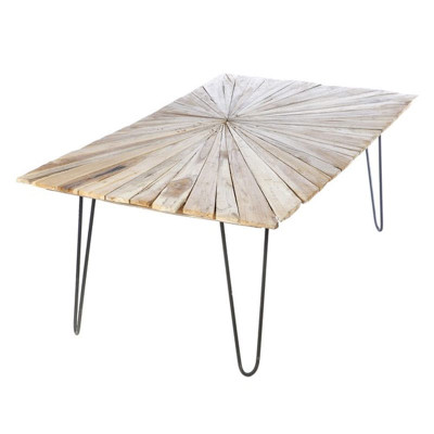 Artekko Artekko Uniokoy Τραπέζι Σαλονιού σε Φυσικό Χρώμα 