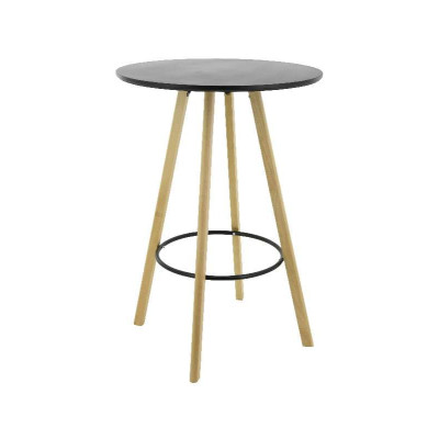 Artekko Artekko Piaps Ξύλινο Στρόγγυλο Τραπέζι Bar (70x70x101)cm 997-0007