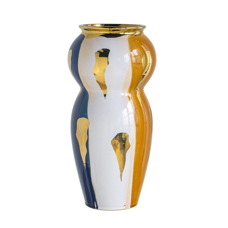 Artekko Artekko Ekko Πολύχρωμο Κεραμικό Διακοσμητικό Βάζο (20x20x41.3)cm A61215