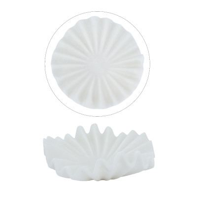 Artekko Artekko Coral Λευκό Διακοσμητικό Μπολ Ρητίνης (25x24.5x10)cm B0061