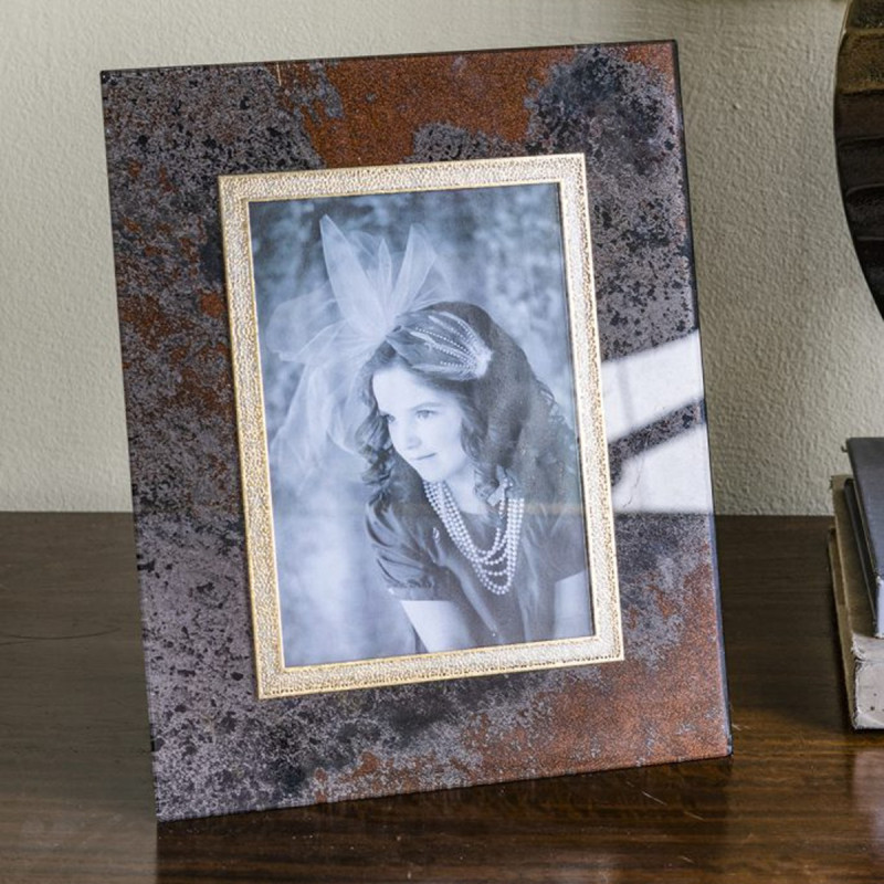 Artekko Artekko Zenn Καφέ Γυάλινη Κορνίζα για Φωτογραφία 5Χ7 (21.6x26.7x1.7)cm B8653