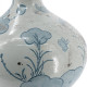 Artekko Artekko Aging Λευκό Κεραμικό Βάζο Κανάτα με Μπλε Λουλούδια (26.6x26.6x31.1)cm C0060