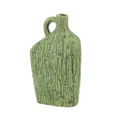 Artekko Artekko Bliss Κεραμικό Βάζο σε Πράσινες Αποχρώσεις (21.5x10x35)cm C0064