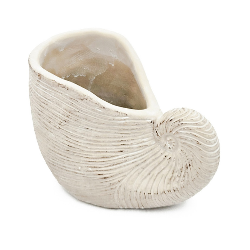 Artekko Artekko Cement Μπεζ Τσιμεντένιο Διακοσμητικό Δοχείο Κασπώ (21.5x14x16)cm C5473