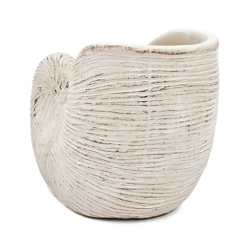 Artekko Artekko Cement Μπεζ Τσιμεντένιο Διακοσμητικό Δοχείο Κασπώ (21.5x14x16)cm C5473