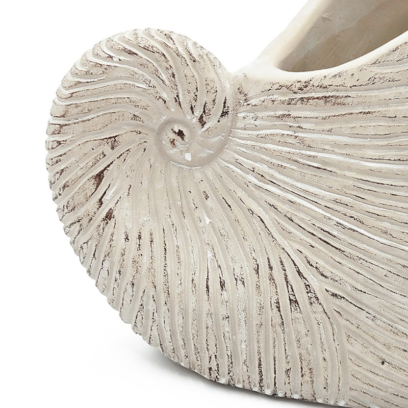 Artekko Artekko Cement Μπεζ Τσιμεντένιο Διακοσμητικό Δοχείο Κασπώ (21.5x14x16)cm C5473