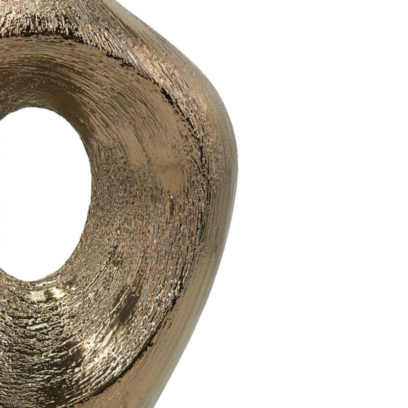 Artekko Artekko Lidded Μπρονζέ Κεραμικό Βάζο (23x8x33.5)cm C6105