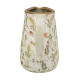 Artekko Artekko Aging Λευκό Κεραμικό Βάζο Κανάτα με Λουλούδια (16x11.5x18)cm C8225