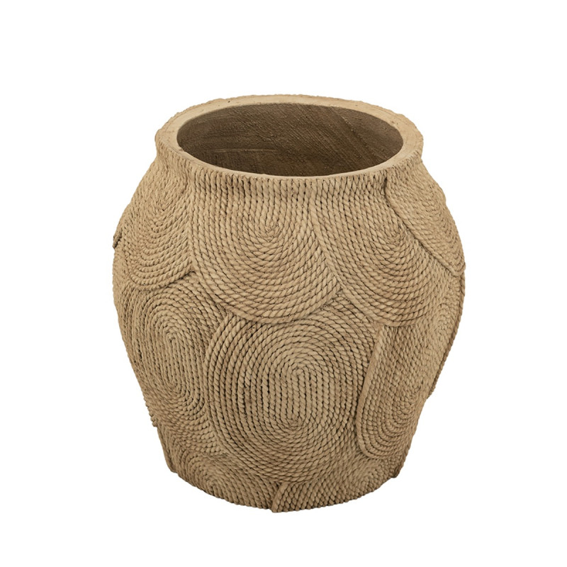 Artekko Artekko Cement Καφέ Τσιμεντένιο Κασπώ (38x38x37.5)cm C8401