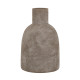 Artekko Artekko Candia Γκρι Βάζο από Τερακότα (16.5x16.5x25.5)cm C8437