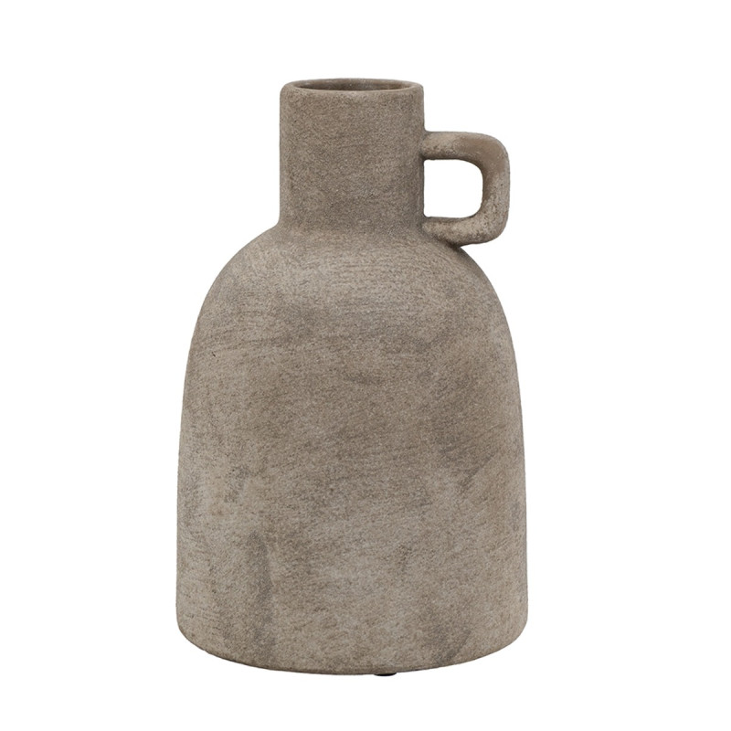 Artekko Artekko Candia Γκρι Βάζο από Τερακότα (16.5x16.5x25.5)cm C8437