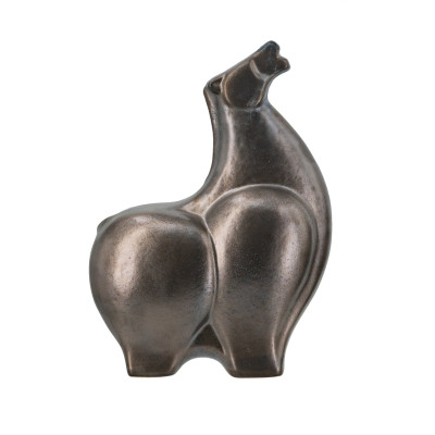 Artekko Artekko Candia Μπρονζέ Κεραμικό Διακοσμητικό Άλογο (21x10.5x29)cm C8472