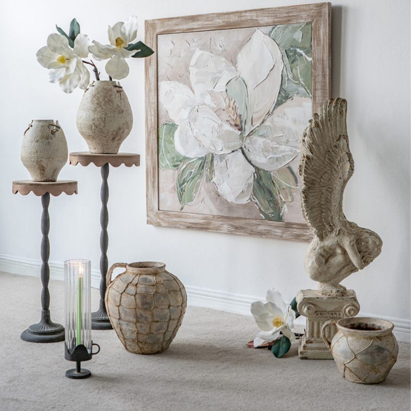 Artekko Artekko Antique Κεραμικό Βάζο σε Καφέ Αποχρώσεις (32x31.5x33)cm C8512