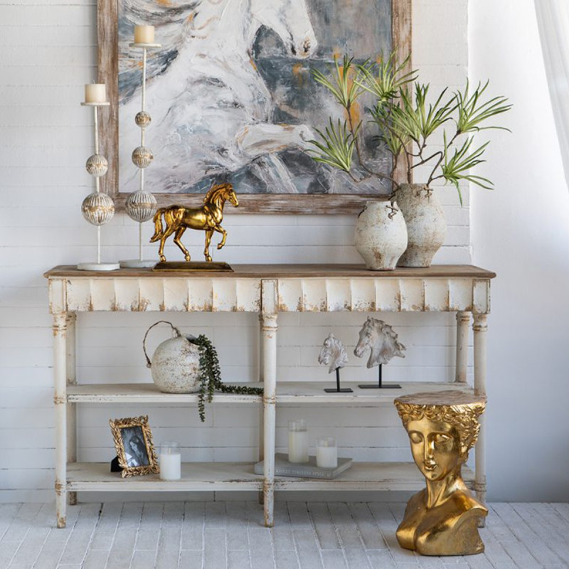 Artekko Artekko Antique Κεραμικό Βάζο σε Μπεζ Αποχρώση (25x21x26.2)cm C8514