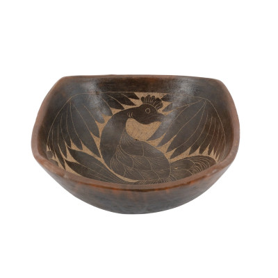 Artekko Artekko Antique Μπολ από Τερακότα σε Καφέ Αποχρώσεις (25x25x9)cm C9279