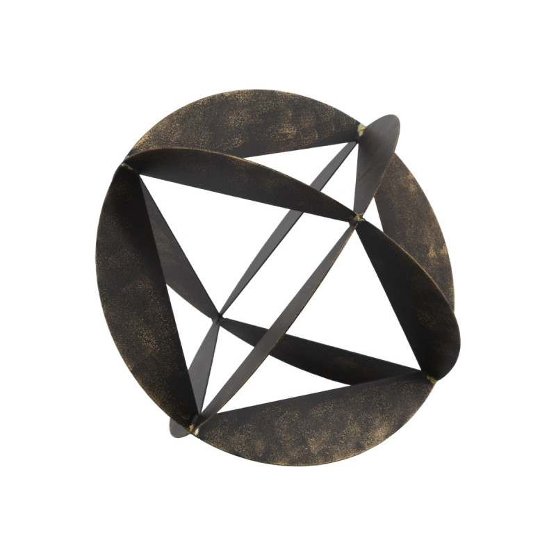 Artekko Artekko Orb Μπρονζέ Μεταλλική Διακοσμητική Σφαίρα (32.4x32.4x31.8)cm D0023
