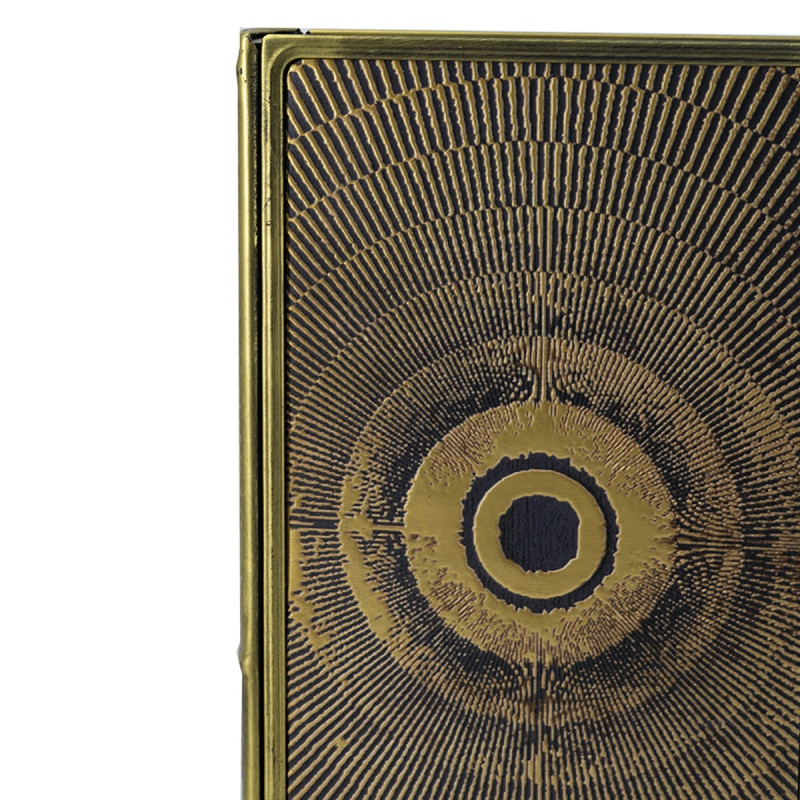 Artekko Artekko Book Χρυσά Διακοσμητικά Μεταλλικά Βιβλία με Αποθηκευτικό Χώρο (16.5x5x25.4)cm (11.5x3.8x20)cm 2pcs D0048