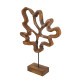 Artekko Artekko Woody Καφέ Διακοσμητικό Γλυπτό από Ξύλο Teak (55.1x15x80)cm D4729