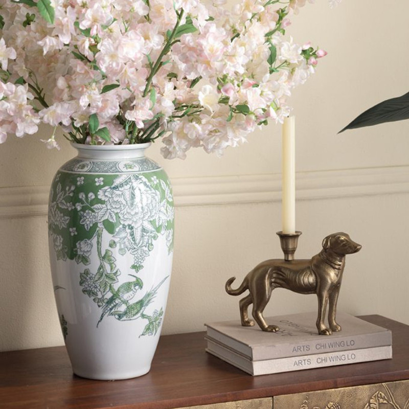 Artekko Artekko Noble Χρυσό Μεταλλικό Κηροπήγιο (24x5x16.5)cm D5571