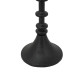 Artekko Artekko Nail Μαύρο Μεταλλικό Κηροπήγιο (10.2x10.2x28)cm D6075