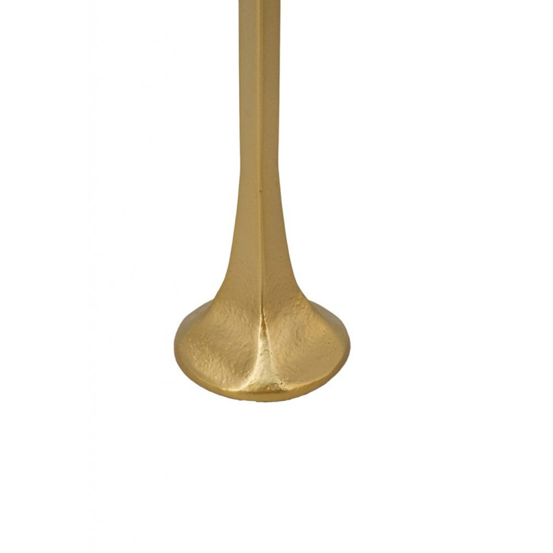 Artekko Artekko Nail Χρυσά Μεταλλικά Κηροπήγια (8.9x8.9x47)cm (8.9x8.9x38)cm (8.9x8.9x30.5)cm 3pcs D6076