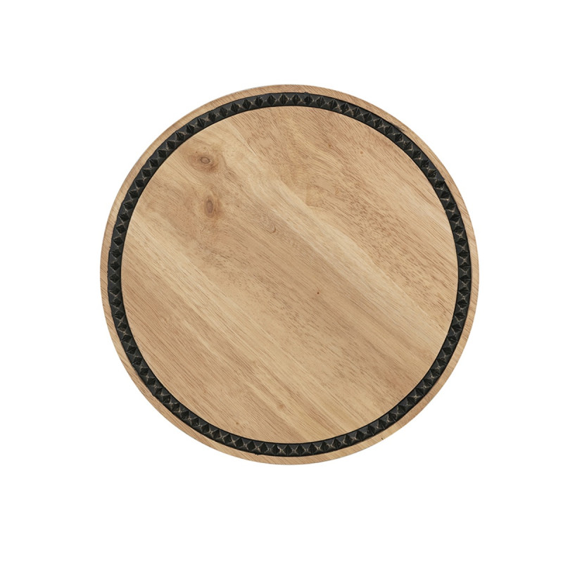 Artekko Artekko Gaia Καφέ Ξύλινη Ορντερβιερα Πλατό (30x30x15)cm D6127
