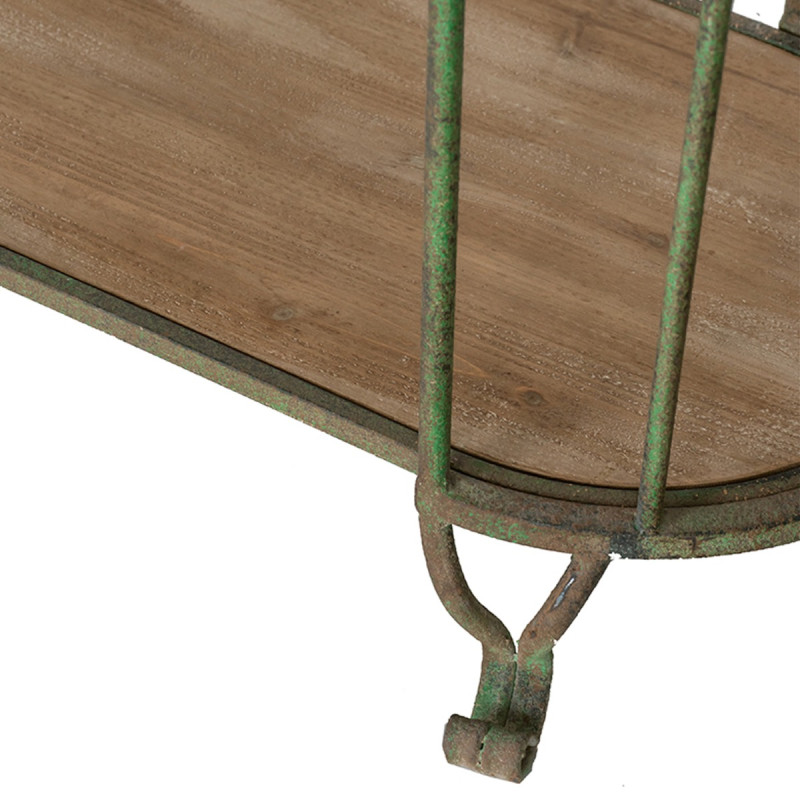 Artekko Artekko Vector Μεταλλικό Κλουβί Ραφιέρα σε Πράσινη Πατίνα (120x42x203)cm D7203-DS