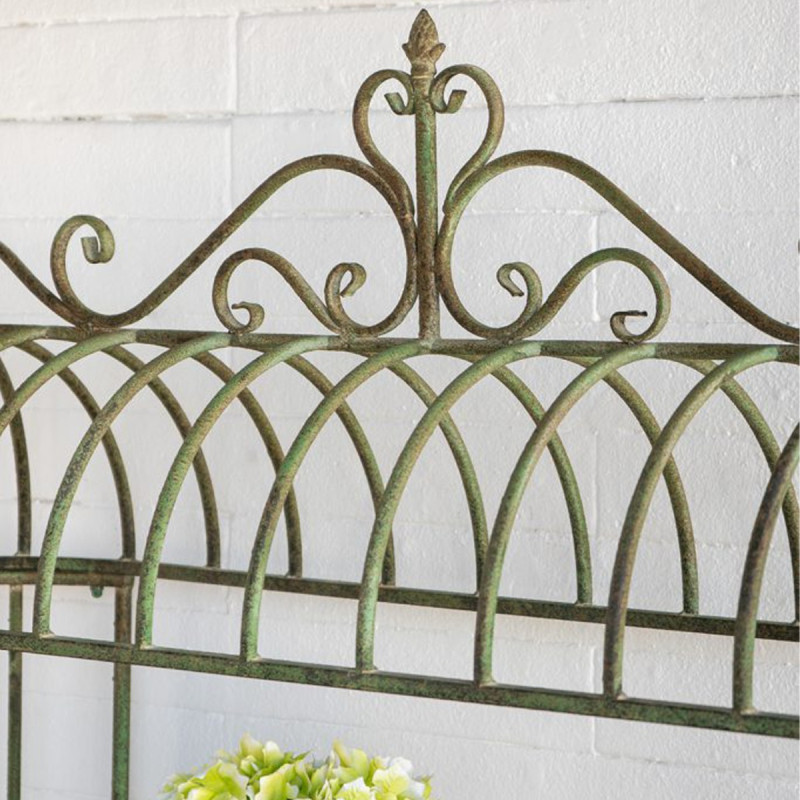 Artekko Artekko Vector Μεταλλικό Κλουβί Ραφιέρα σε Πράσινη Πατίνα (120x42x203)cm D7203-DS