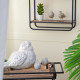 Artekko Artekko Bird Διακοσμητικό Πουλί από Μαγνήσιο σε Λευκή Πατίνα (39x26.5x27)cm D77060