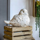 Artekko Artekko Bird Διακοσμητικό Πουλί από Μαγνήσιο σε Λευκή Πατίνα (39x26.5x27)cm D77060