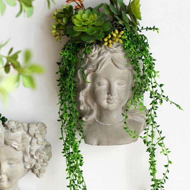 Artekko Artekko Cement Κασπώ Τοίχου Τσιμεντένιο Γκρι (16x12x25)cm D8026