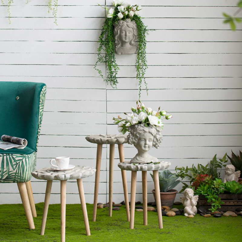 Artekko Artekko Cement Κασπώ Τοίχου Τσιμεντένιο Γκρι (16x12x25)cm D8026