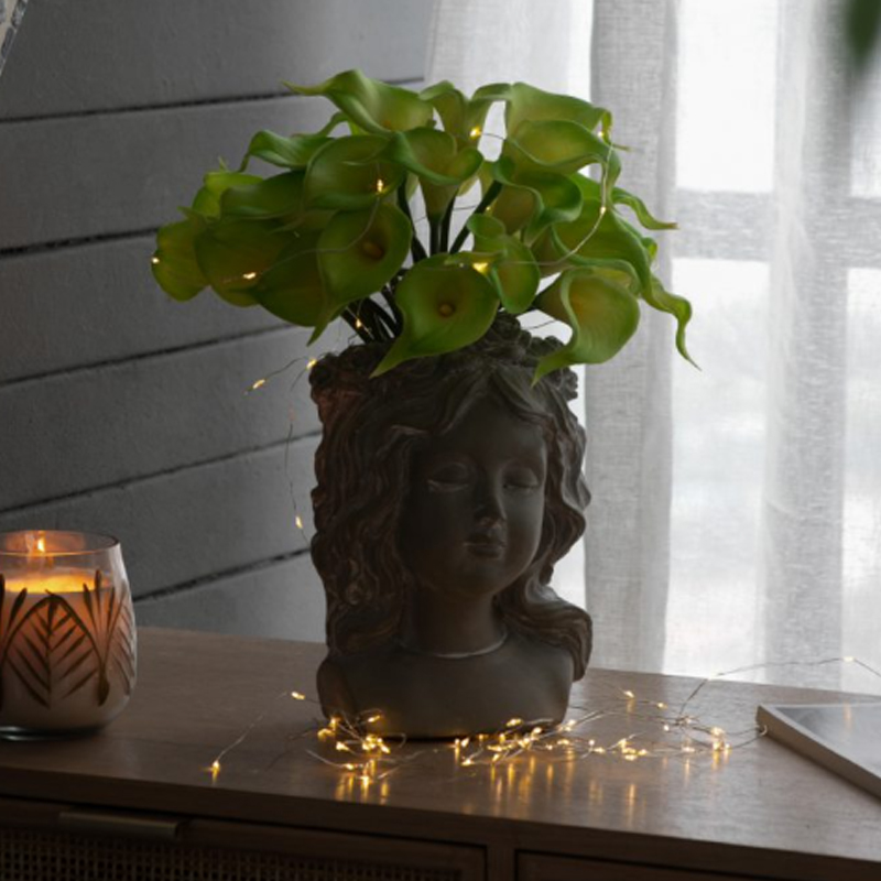 Artekko Artekko Cement Κασπώ Τοίχου Τσιμεντένιο Γκρι (16x12x25)cm D8026