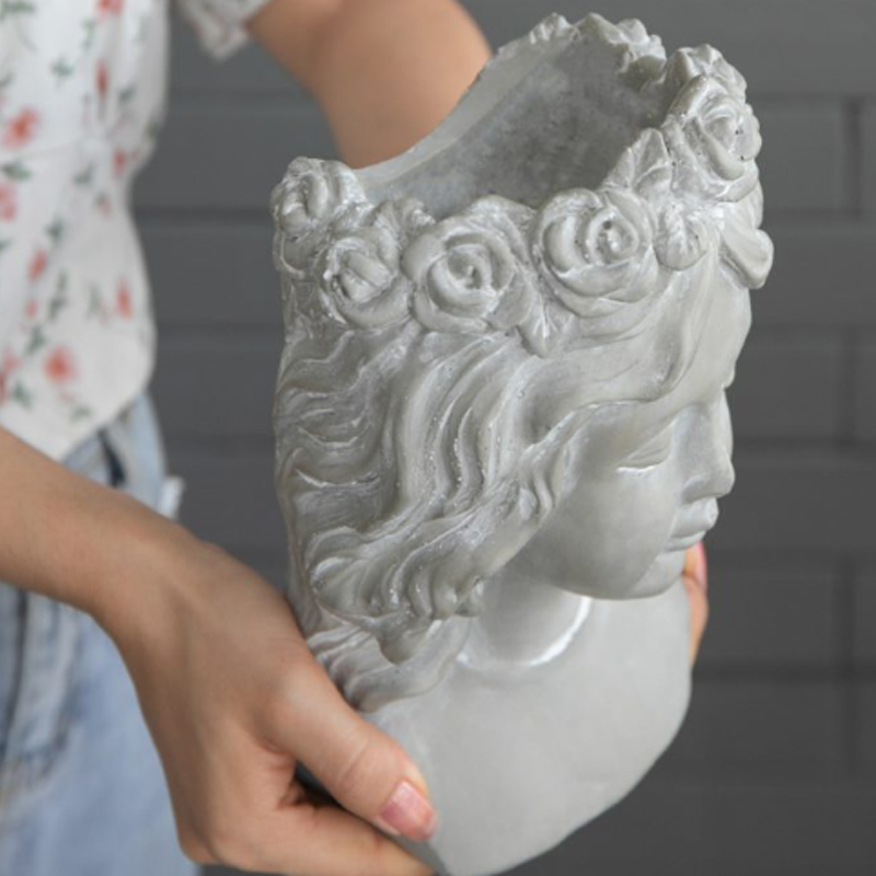 Artekko Artekko Cement Κασπώ Τοίχου Τσιμεντένιο Γκρι (16x12x25)cm D8026