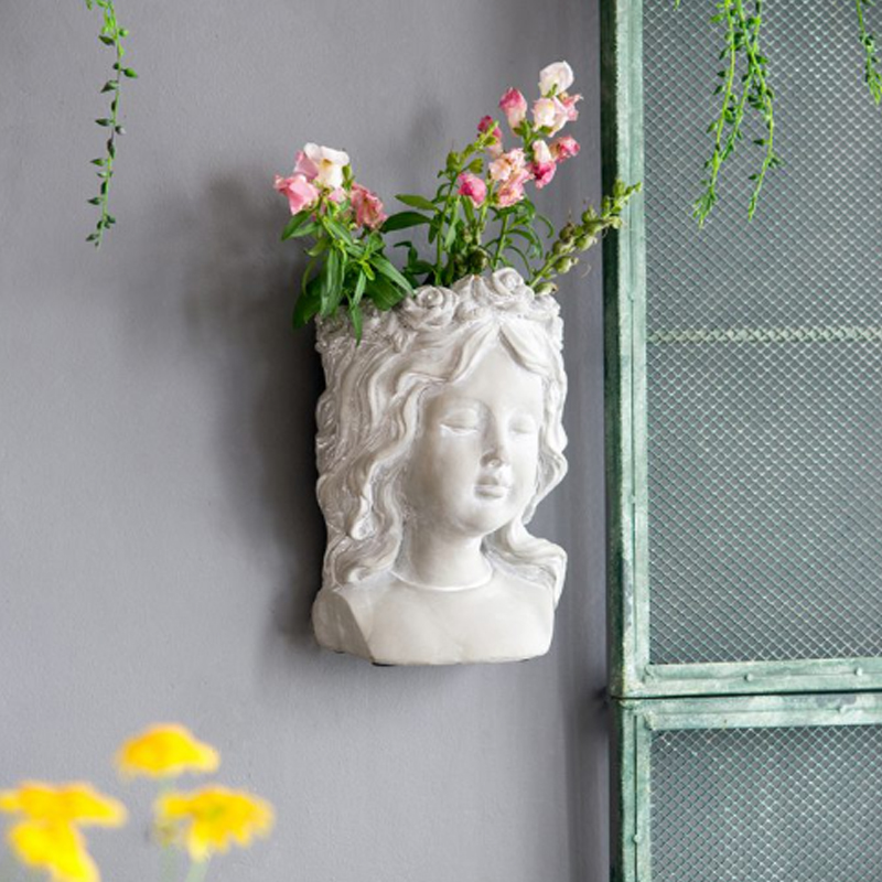 Artekko Artekko Cement Κασπώ Τοίχου Τσιμεντένιο Γκρι (16x12x25)cm D8026