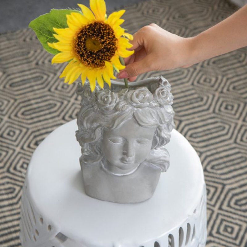 Artekko Artekko Cement Κασπώ Τοίχου Τσιμεντένιο Γκρι (16x12x25)cm D8026